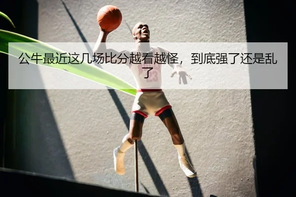 公牛最近这几场比分越看越怪，到底强了还是乱了
