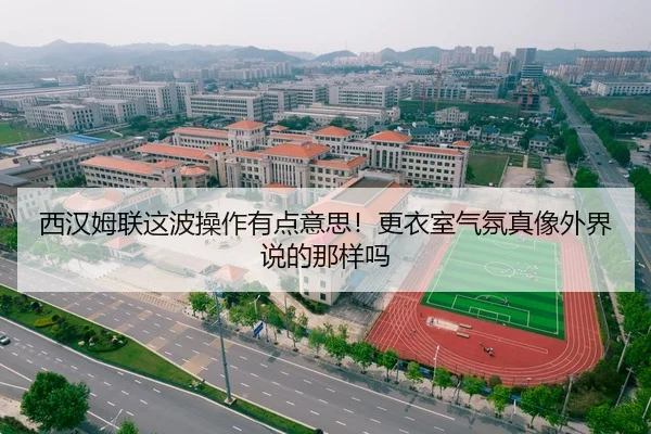 西汉姆联这波操作有点意思！更衣室气氛真像外界说的那样吗